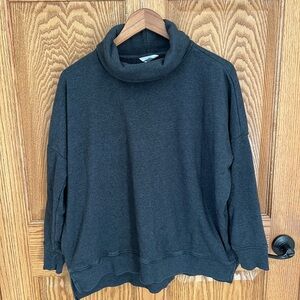 Cozy Dark Gray Turtleneck Sweater